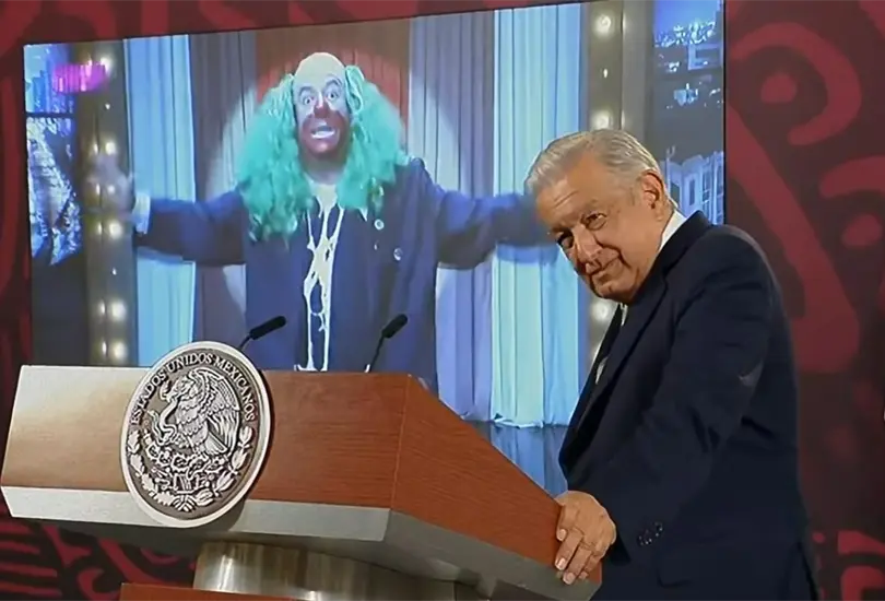 AMLO responde a cr&iacute;sticas de Brozo tras llamarlo dictador: antes era m&aacute;s fino, m&aacute;s sensible
