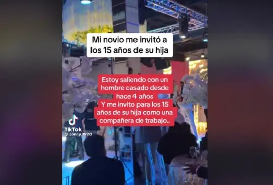 Mujer presume romance con hombre casado