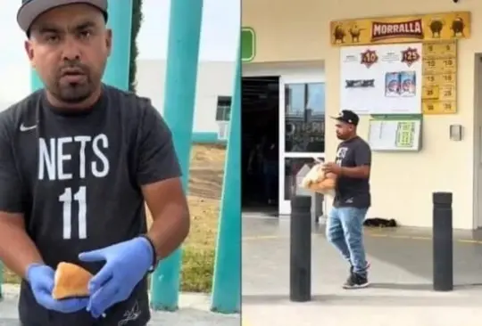 El joven emprendedor fue captado comprando los bolillos en tiendas Bodega Aurrerá. El joven emprendedor fue captado comprando los bolillos en tiendas Bodega Aurrerá.