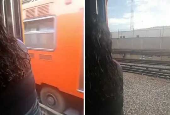 Usuarias captan momento en el que el Metro circul&oacute; con las puertas abiertas. 