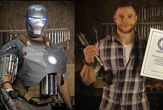 De la pantalla grande a la vida real: Ingeniero ruso construye el traje de Iron Man funciona