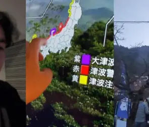 Influencer Mexicano Captura en Video el Fuerte Terremoto en Japón: "Los Temblores Aquí Duran Demasiado"