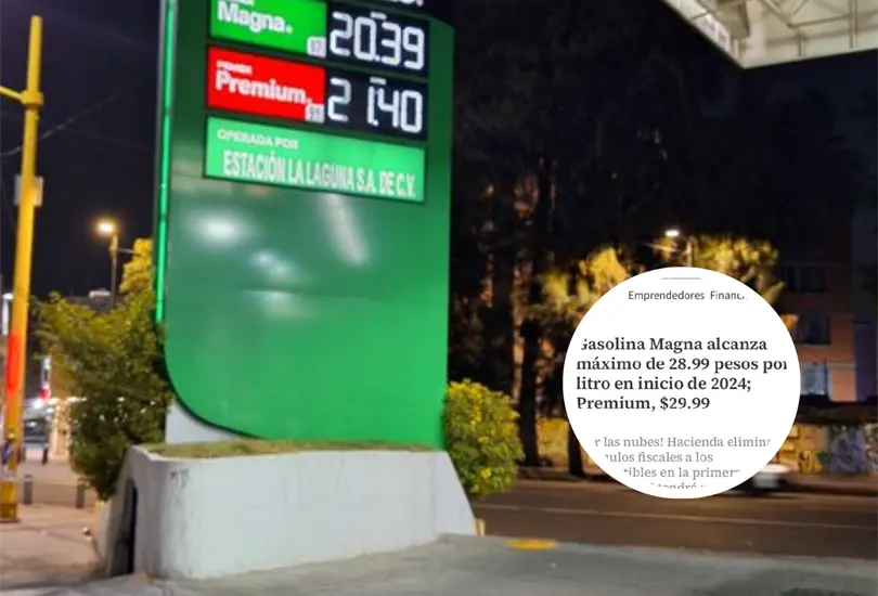 Los precios de la gasolina se encuentran en la app litro x litro.
