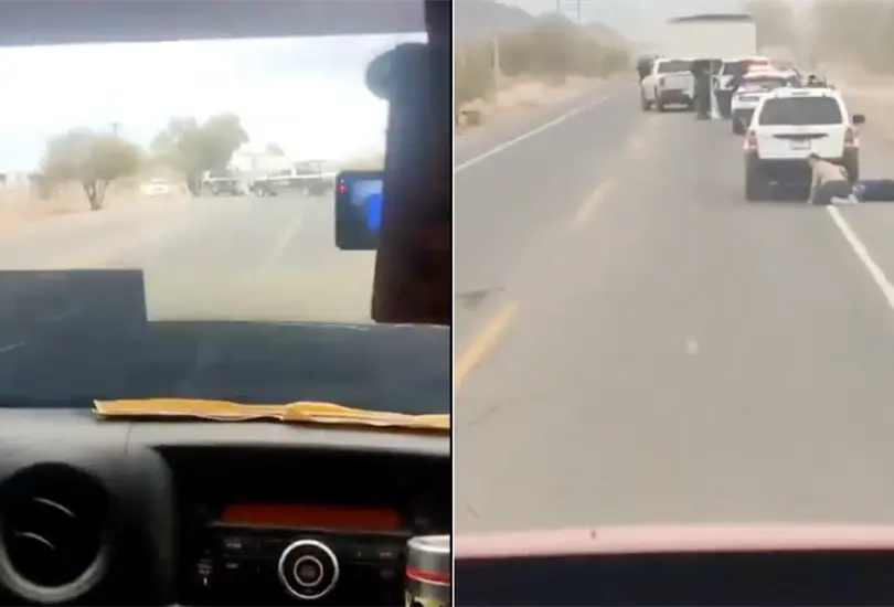 Las autoridades aseguraron  seis camionetas y m&uacute;ltiples fusiles de asalto. 