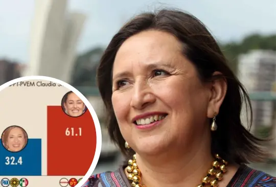 X&oacute;chitl G&aacute;lvez acus&oacute; a la encuestadora Mitofsky de trabajar con Sheinbaum.