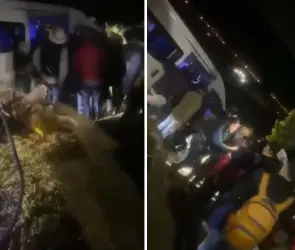 &acute;Ya se metieron&acute;: Comerciantes de La Marquesa se suben a combi para golpear a turistas en Valle del Silencio