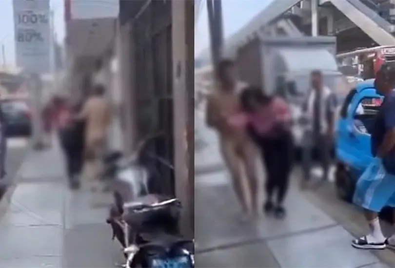 Hombre persigue sin ropa a mujer que le rob&oacute; su cartera en hotel