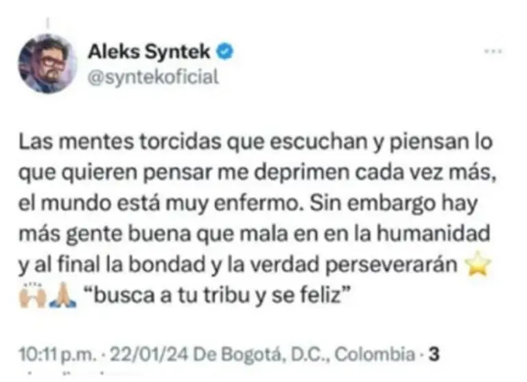 Aleks Syntek responde a acusaciones de