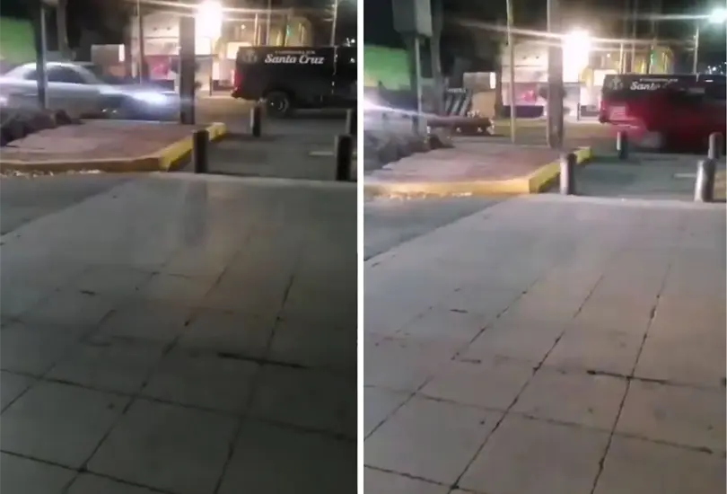 Captan momento en el que ataúd cae de carroza. Captan momento en el que ataúd cae de carroza.