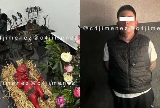 Liberan a presunto miembro de La Unión Tepito vinculado a altar al diablo