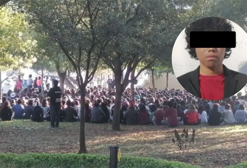 El agresor fue identificado como Alfonso N, de 16 años de edad. El agresor fue identificado como Alfonso N, de 16 años de edad.