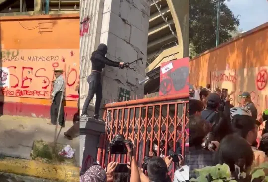 Manifestaciones en contra del regreso de las corridas de toros en la Plaza México generan caos