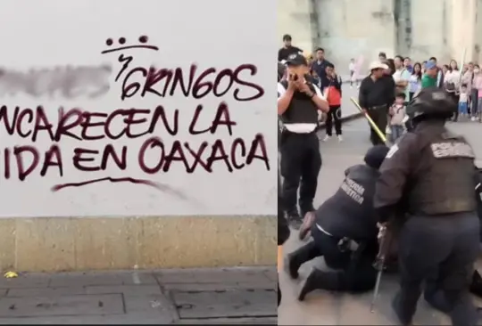 Represión en Oaxaca: Detención de 13 activistas por protesta contra la gentrificación Represión en Oaxaca: Detención de 13 activistas por protesta contra la gentrificación
