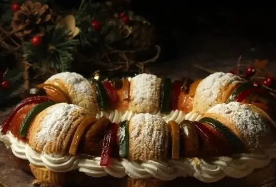 La Rosca de Reyes, un delicioso pan adornado con frutas cristalizadas y figuras de azúcar, es una tradición gastronómica que se disfruta cada 6 de enero en varios países.