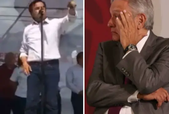 El día que Cuitláhuac García arremetió contra el hijo de AMLO. 