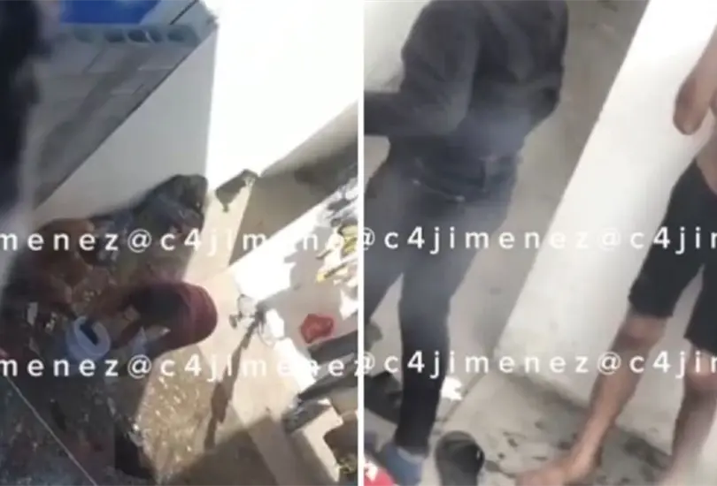 Detienen a Tania, la mujer que golpeaba y humillaba a su t&iacute;o en Nuevo Le&oacute;n.