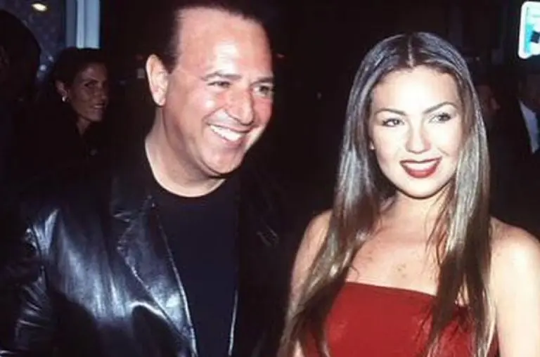 Thalía y Tommy Mottola