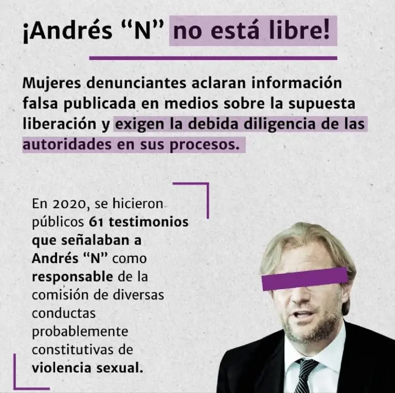 Parte del comunicado emitido por las víctimas Créditos: IG