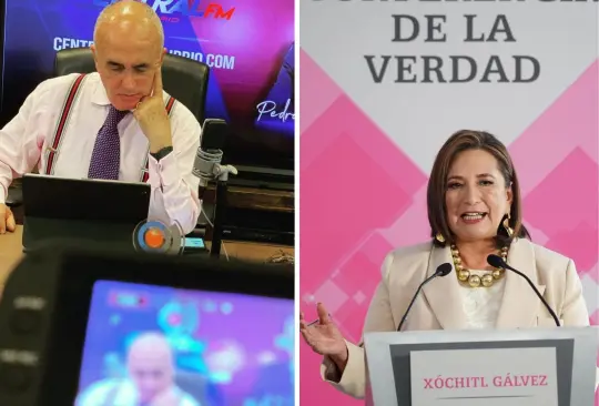 Pedro Ferriz difunde noticias falsas a favor de Xóchitl Gálvez. 