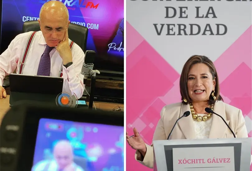Pedro Ferriz difunde noticias falsas a favor de X&oacute;chitl G&aacute;lvez. 