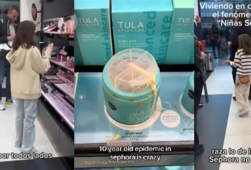 Videos subidos por vendedoras de Sephora confirman la exitencia de las llamadas Sephora Kids, mostrando a niñas desordenando productos. Videos subidos por vendedoras de Sephora confirman la exitencia de las llamadas Sephora Kids, mostrando a niñas desordenando productos.