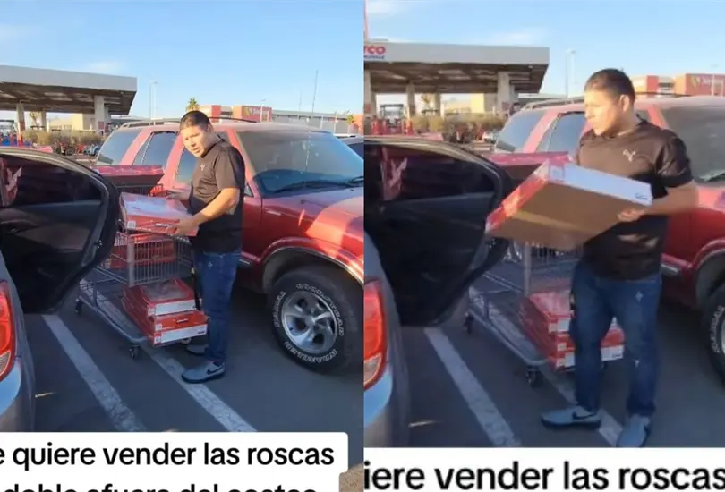 Revendedor de roscas de Costco env&iacute;a mensaje a mujer que lo exhibi&oacute;