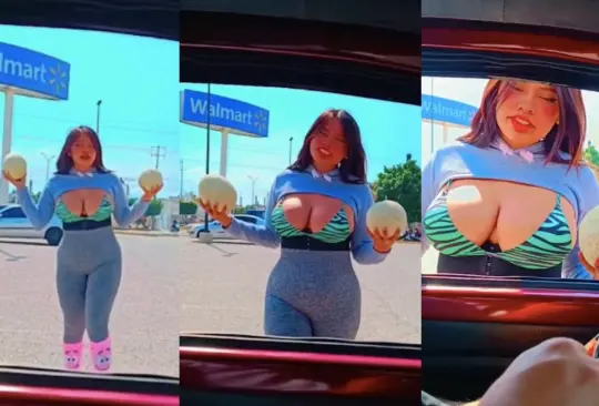 Modelo de contenido exclusivo se hace pasar por vendedora de ´melones´ y se vuelve viral en TikTok 