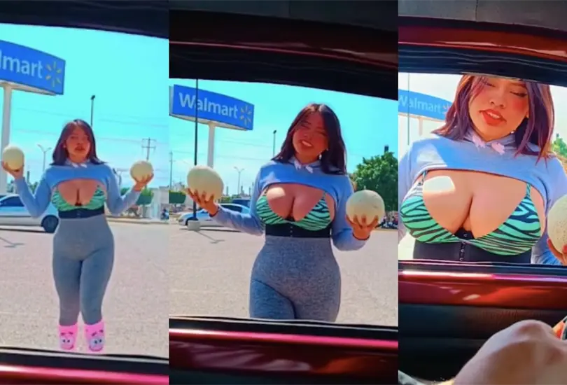Modelo de contenido exclusivo se hace pasar por vendedora de &acute;melones&acute; y se vuelve viral en TikTok 