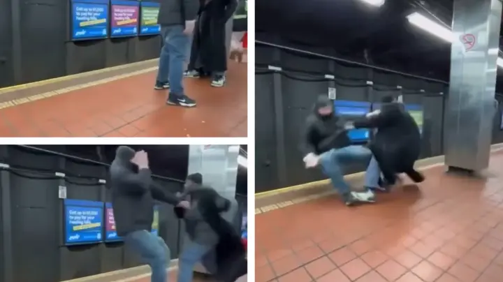 VIDEO FUERTE | Un hombre muere arrollado por el Metro al caer a las vías durante una riña