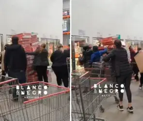 Día de Reyes: revendedora de roscas de Costco las acapara y clientes se las roban | VIDEO