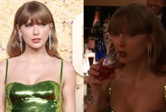 La incómoda broma en los Globos de Oro sobre Taylor Swift y Travis Kelce que desató la reacción de la cantante