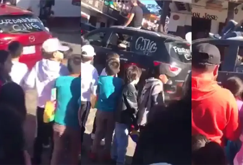 Videos que circulan en Redes Sociales en los que se aprecia a presuntos miembros del CJNG repartiendo juguetes causaron indignaci&oacute;n entre los internautas.