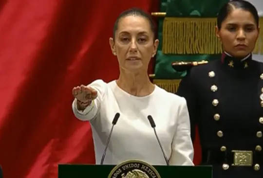 Así se desarrolla la ceremonia de investidura de Claudia Sheinbaum.