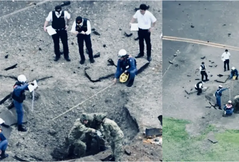 Explota bomba de la Segunda Guerra Mundial en Jap&oacute;n