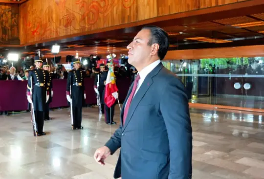 Eduardo Ramírez estuvo en la toma de protesta de Claudia Sheinbaum.