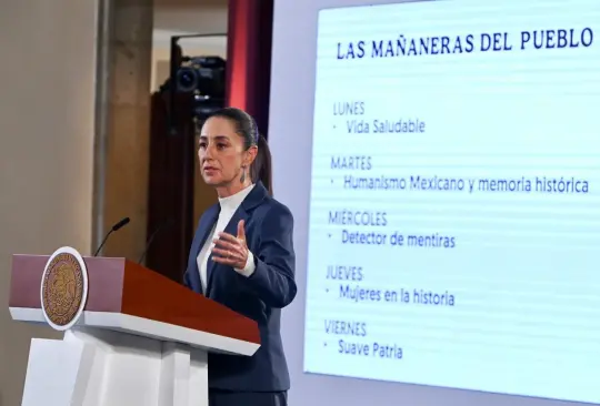 La primera conferencia mañanera de Claudia Sheinbaum.