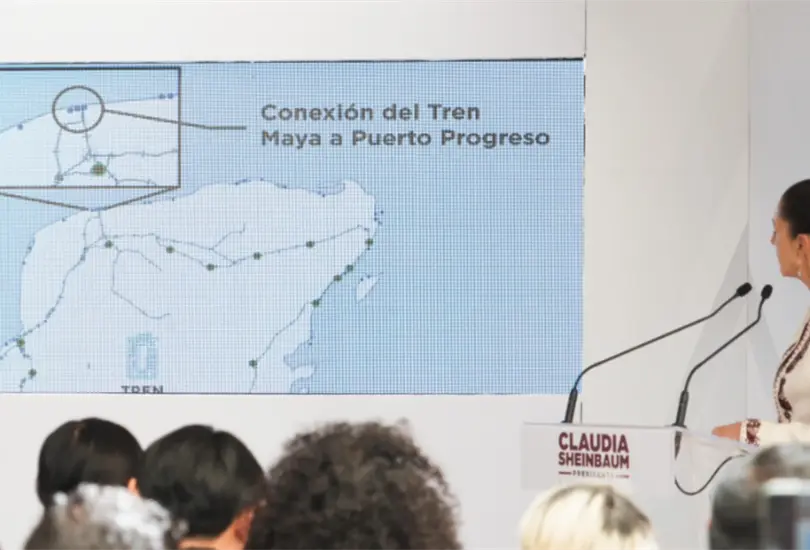 La presidenta Claudia Sheinbaum prometi&oacute; ampliar el Tren Maya durante su sexenio.