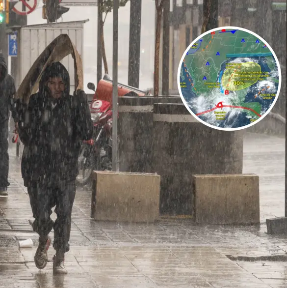 México bajo amenaza: Tormenta tropical y frente frío acechan al país | MAPA