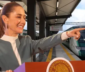 Sheinbaum celebra que Tren Maya ya cubre todos los estados previstos; reitera ampliación de rutas