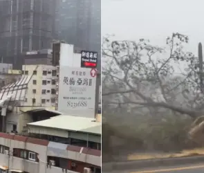 Imágenes impactantes de Krathon, el tifón que destrozó Taiwán