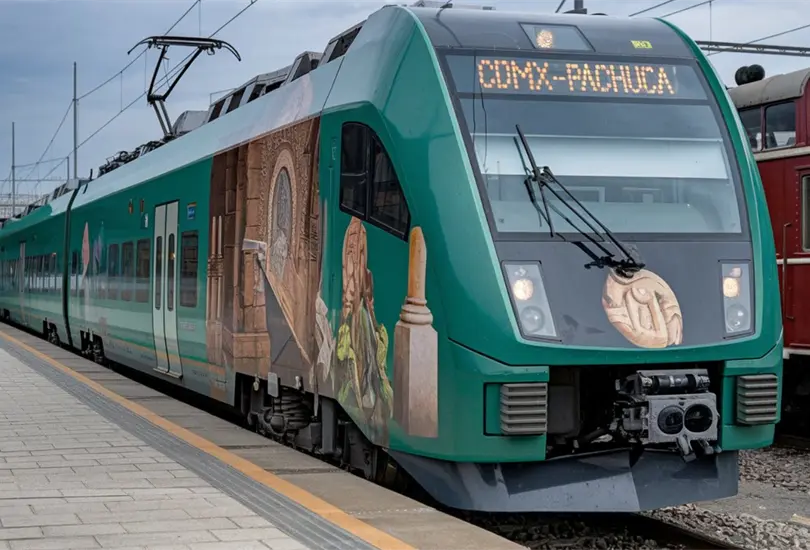 M&eacute;xico y Pachuca estar&aacute;n conectados por un tren. Imagen ilustrativa.