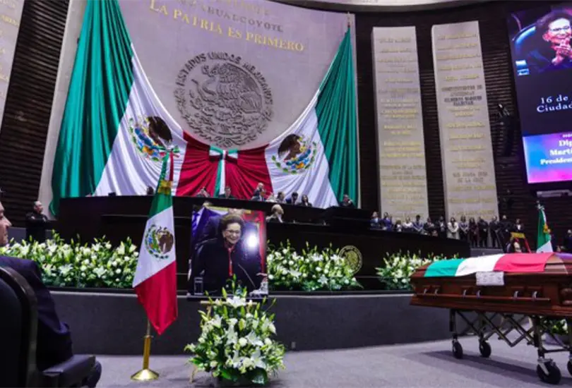 Despiden a Ifigenia Mart&iacute;nez en la C&aacute;mara de Diputados