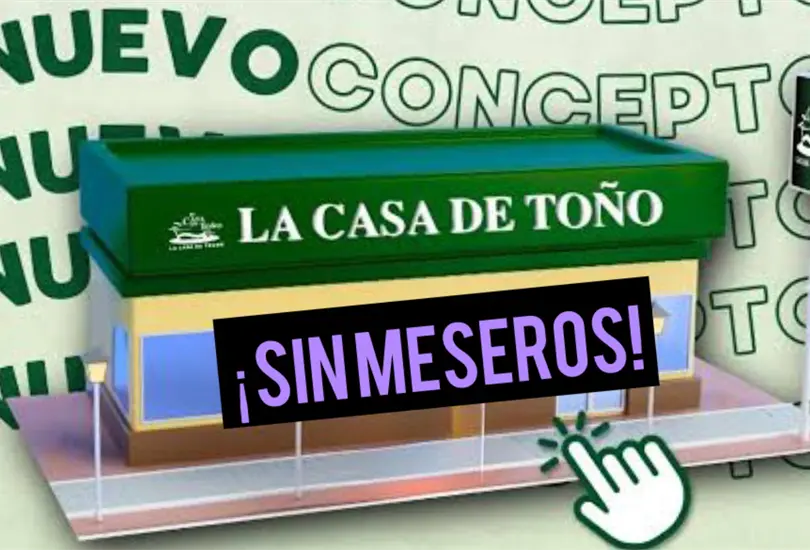 Meseros innecesarios en nuevo modelo de autoservicio