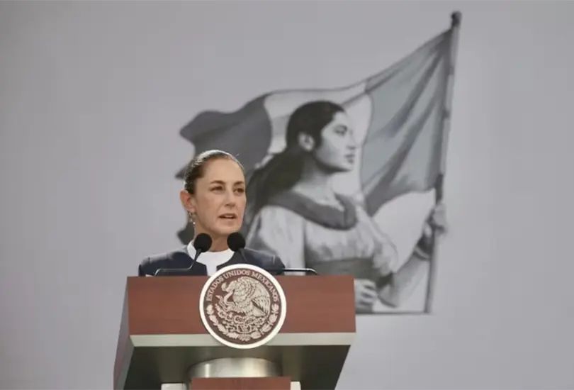 Claudia Sheinbaum, presidenta de M&eacute;xico.