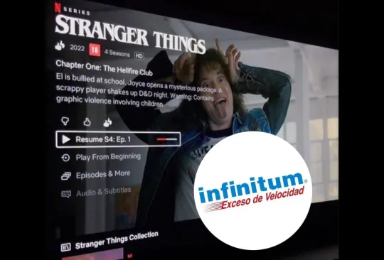 Telmex ofrece Netflix gratis en sus paquetes Infinitum