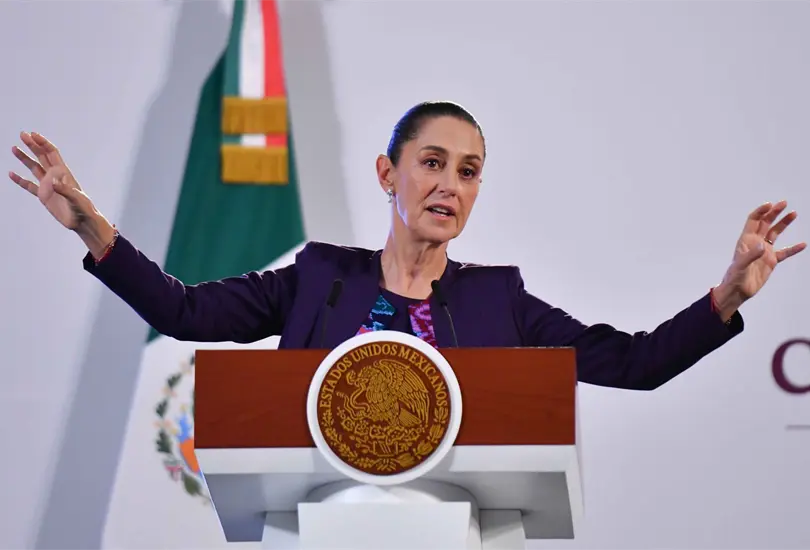 La presidenta anunci&oacute; este programa contra baches.
