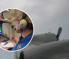 Caza huracanes sobrevuelan el poderoso ojo del huracán Milton: "¡Dios mío!"