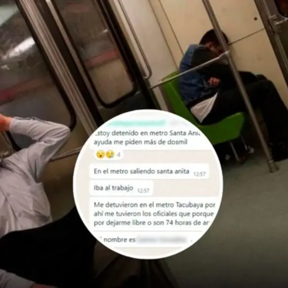 Se queda dormido en el Metro Tacubaya y lo multan con más de 2 mil pesos 