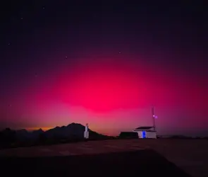 As&iacute; se vieron las auroras boreales durante la tormenta solar en M&eacute;xico