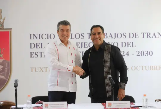 Rutilio Escandón y Eduardo Ramírez inician transición de gobierno